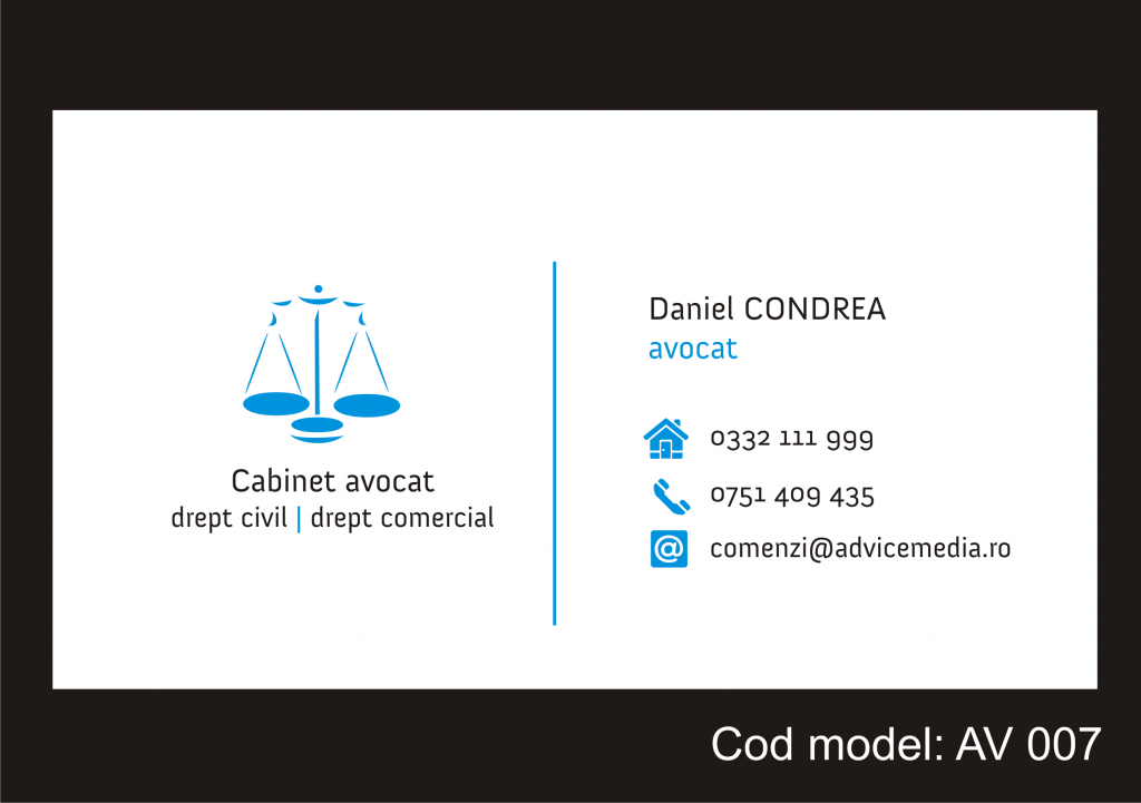 carti de vizita avocat 007